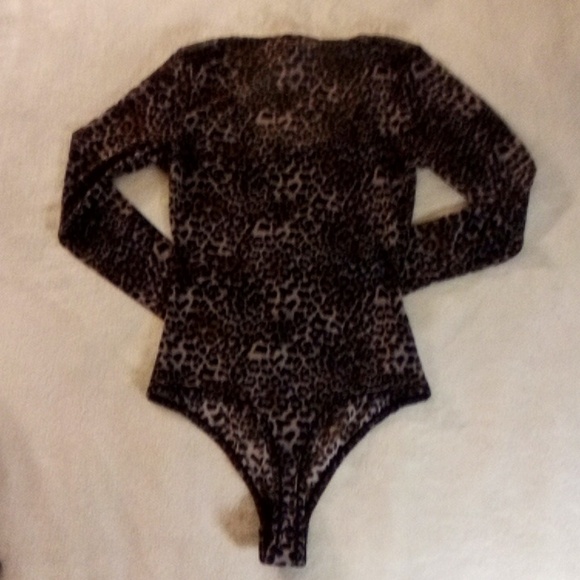 STEVE MADDEN BODYSUIT WOMENS MEDIUM SHEER - Picture 10 of 11